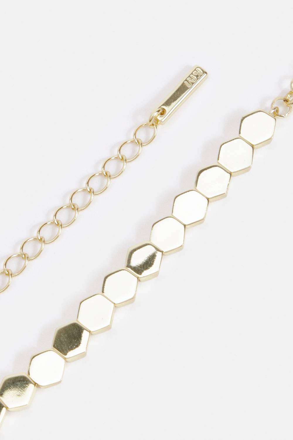 KarenMillen Bracelet Mosaïque Plaqué Or 14 Carats
