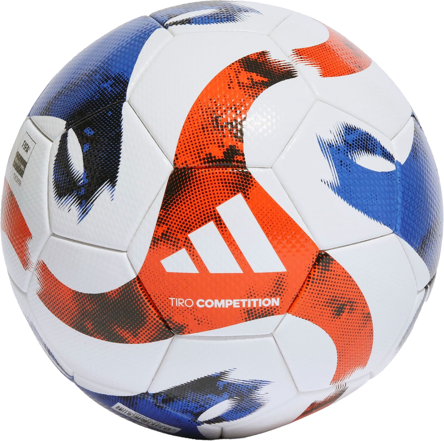 Tiro Competition Ball White/Black/Team Solar Orange/Royal Blue