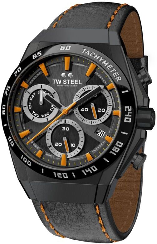 TW Steel - CEO TECH - Chronograaf Horloge - Zwart - 44mm