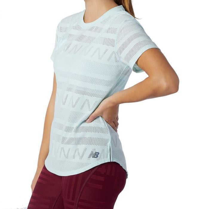 New Balance Dame T-shirts Q Speed Jacquard Short Sleeve