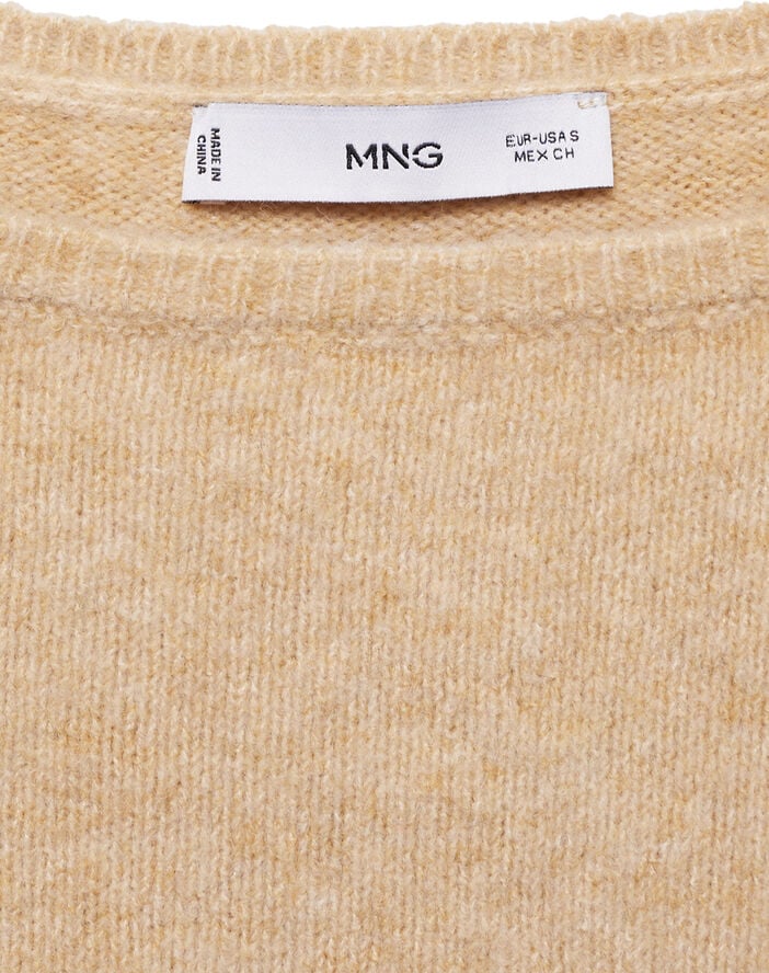 MANGO SWEATER. -- SEEDS Medium brown