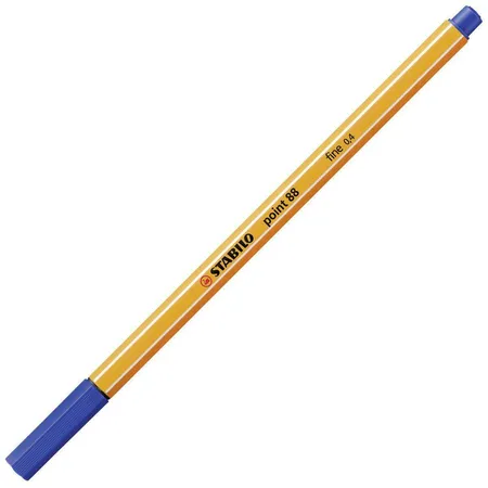 Fineliner - STABILO point 88 - 3er Pack - blau