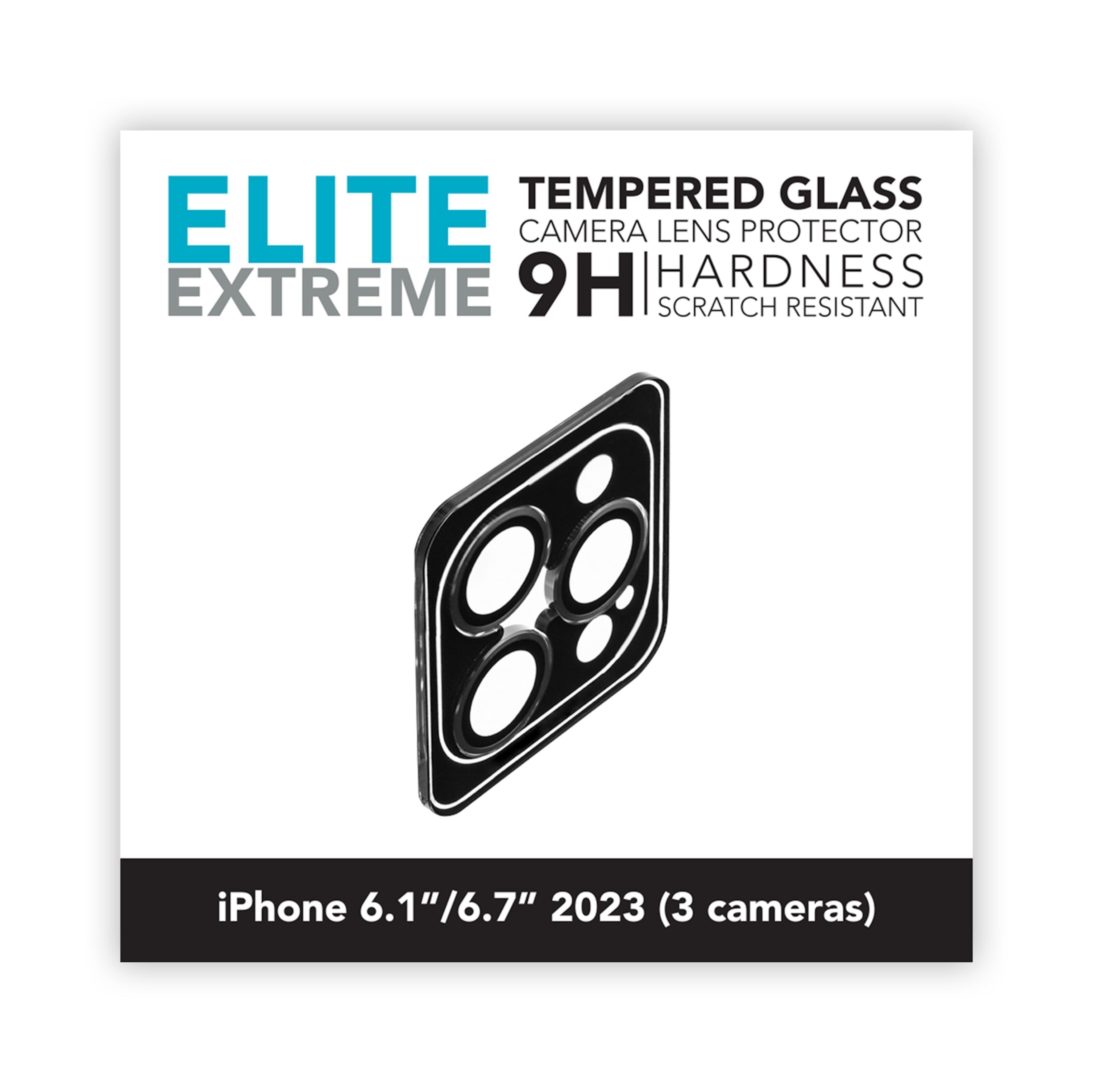 Linocell Elite Extreme Beskyttelse for kameralinsen på iPhone 15 Pro og 15 Pro Max