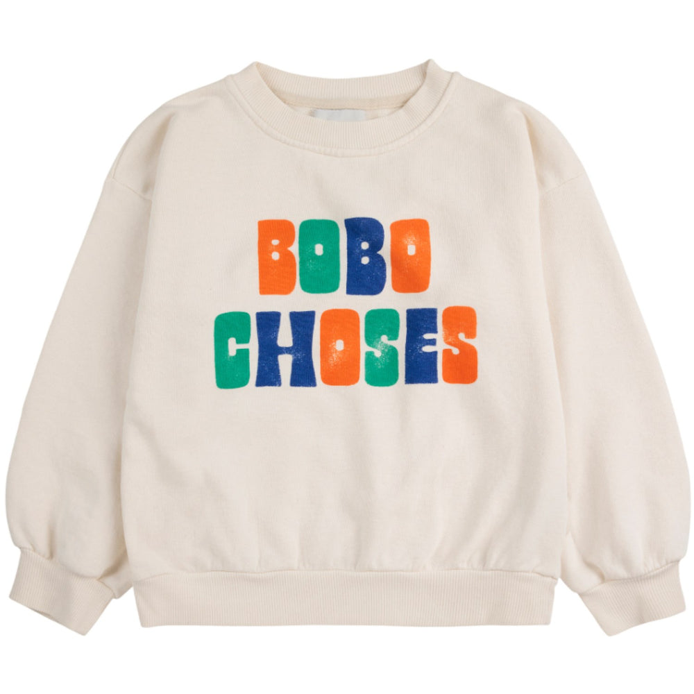 Køb Bobo Choses Offwhite Multicolor Sweatshirt