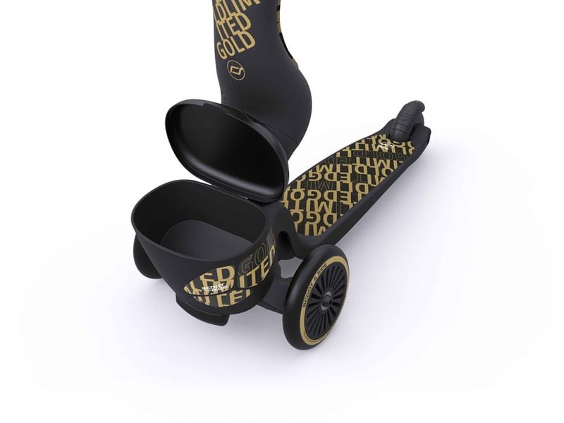 Scoot and Ride Highwaykick 1 Gold/Schwarz Kinderroller