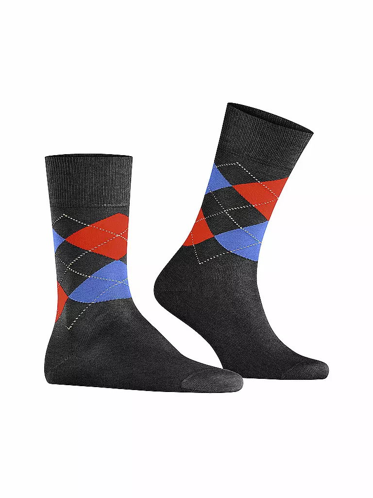 BURLINGTON  Herren Socken MANCHESTER dark rock  grau