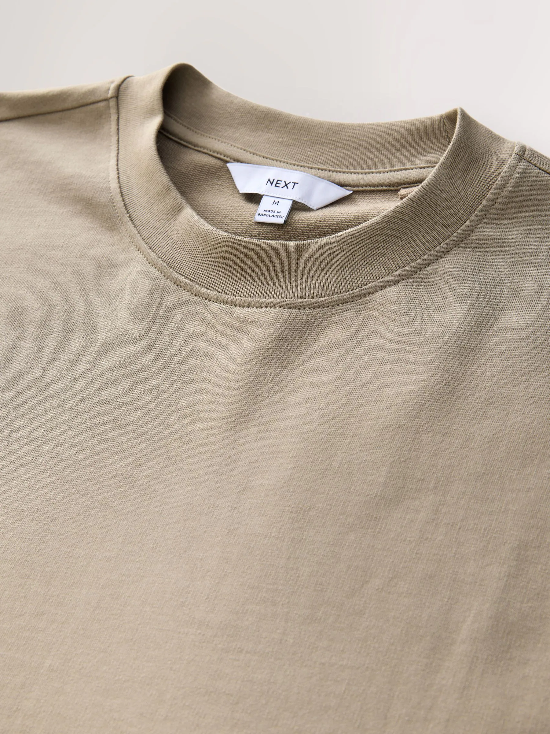 Neutraal - Dun sweatshirt met ronde hals