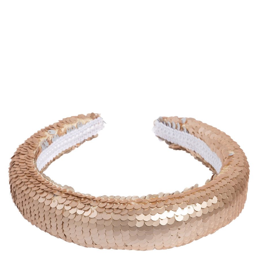 DARK Sequin Hair Band Broad Champagne