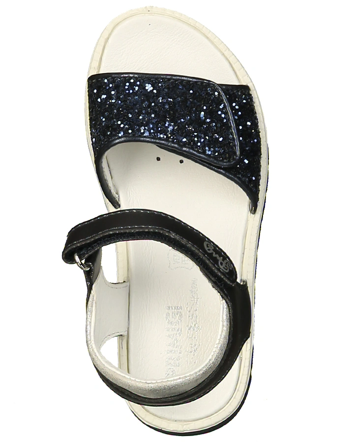 Sandalen VIOLA mit Glitter in dunkelblau