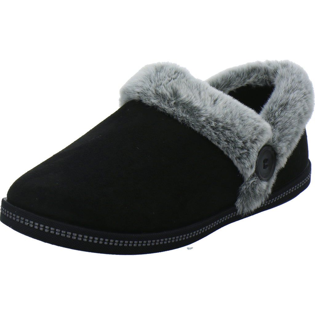 Skechers Hausschuhe Damen Damen cozy Campfire Schwarz