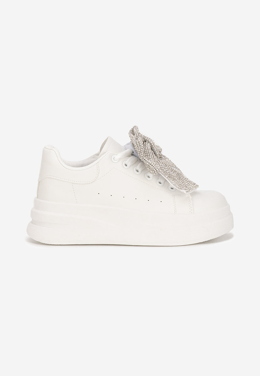 Baskets à plateforme blancs Anitta