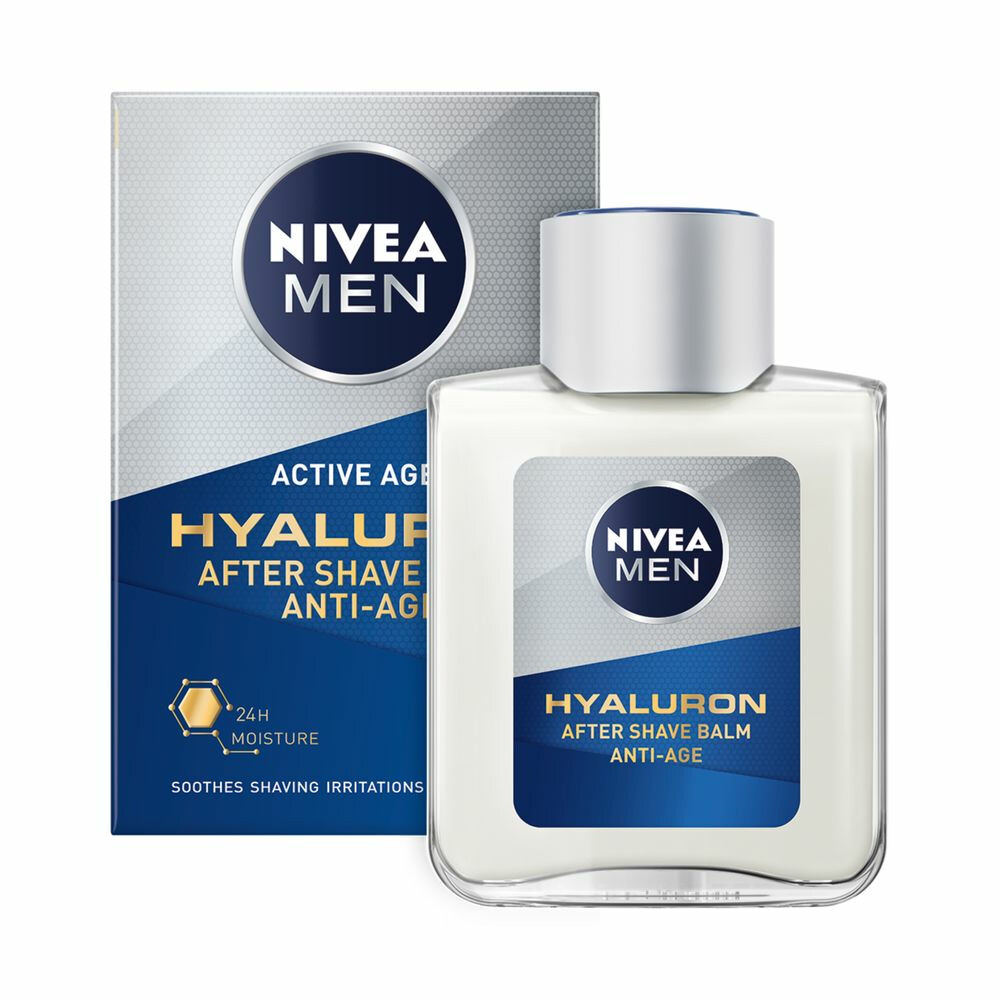 3x Nivea Men Anti-Age Hyaluronzuur After Shave Balm 100 ml