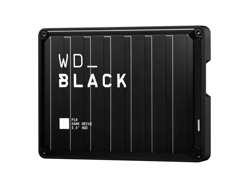 WD_BLACK P10 Game Drive WDBA3A0040BBK - Harddisk - 4 TB - ekstern (bærbar) - USB 3.2 Gen 1 - sort