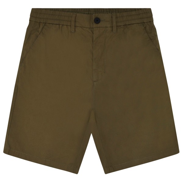 KnowledgeCotton Apparel - Fig Loose Poplin Elastic Waist String Shorts - Short