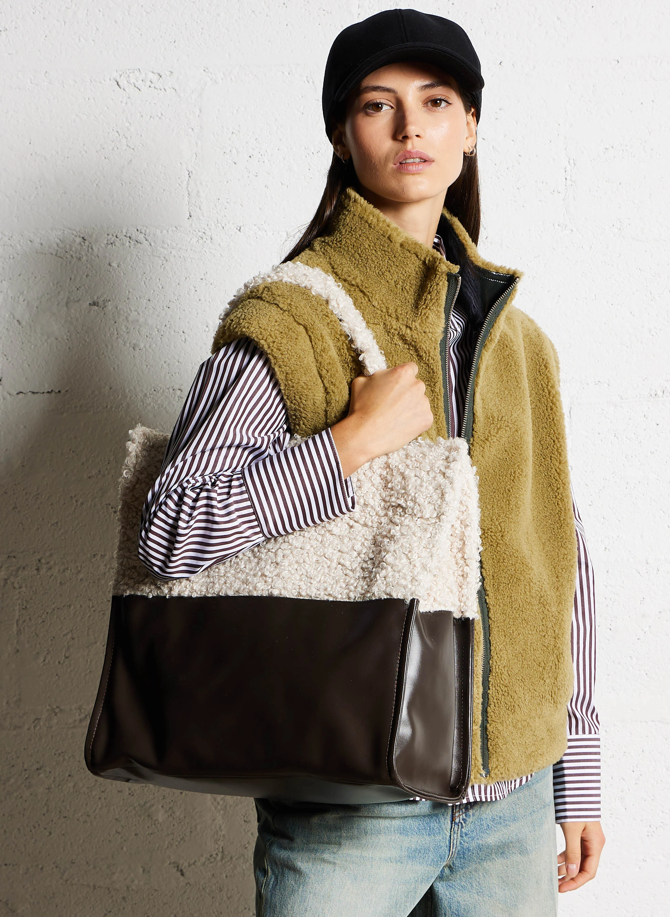 ELODI - Sac cabas bi matière | Beige