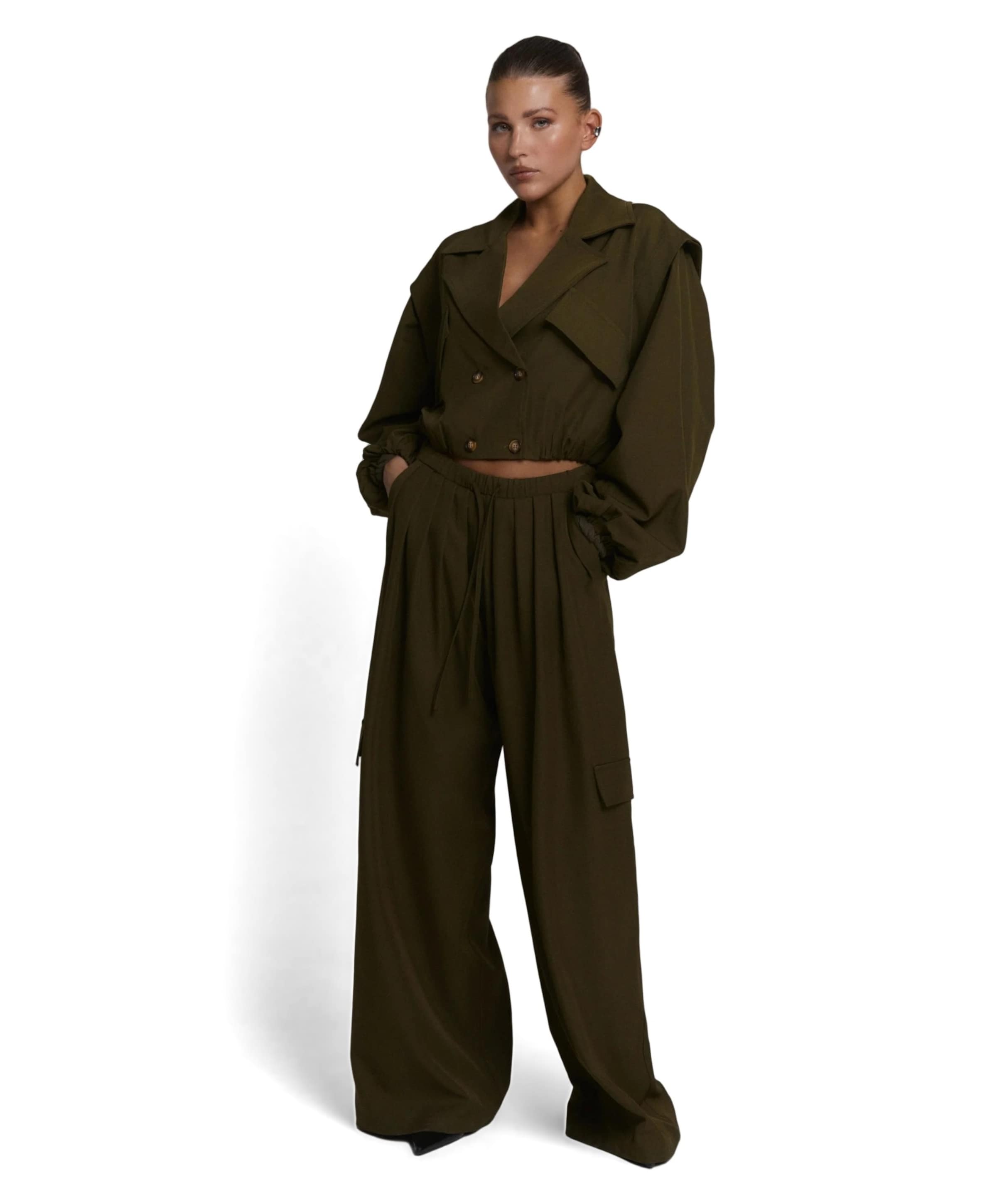 Refined Department MILA dames broek groen