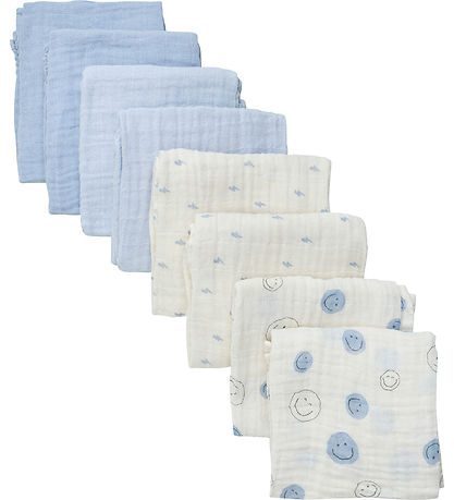 Pippi Spucktücher - 8er-Pack - 65x65 cm - Celestial Blue