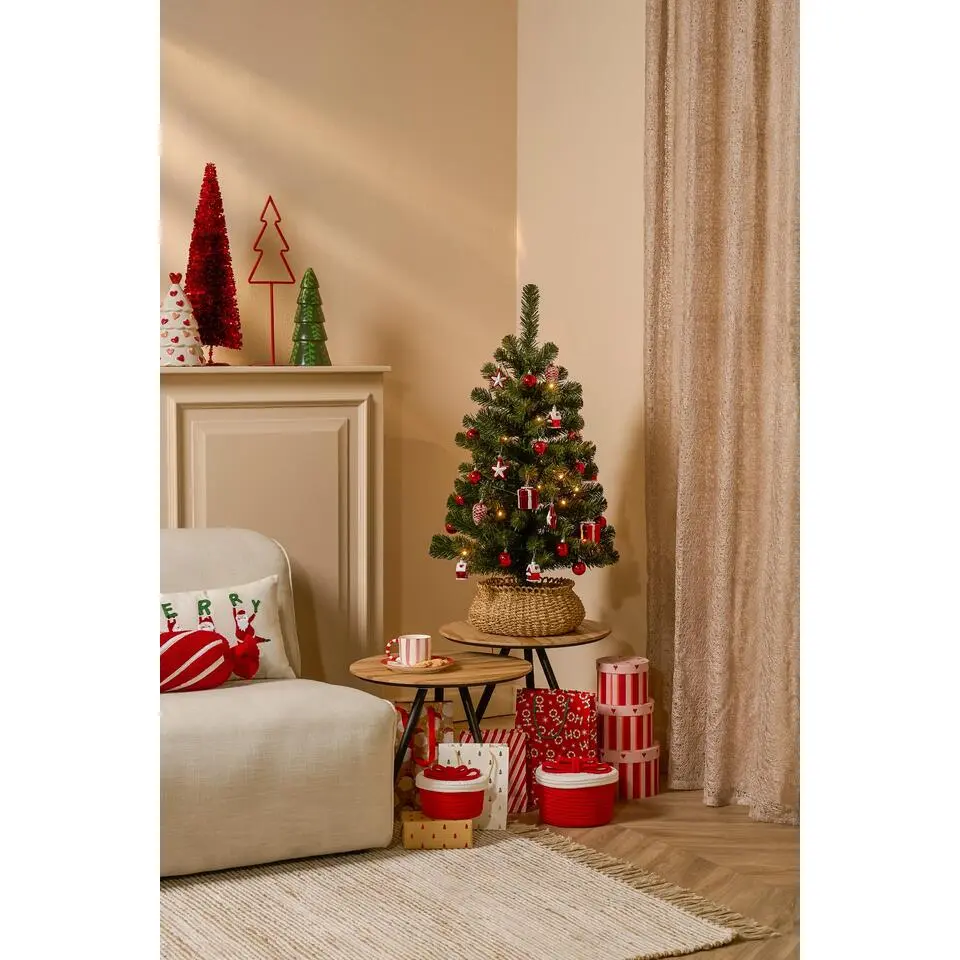 Black Box Trees Joy Kunstkerstboom met Ornamenten en Verlichting - H90
