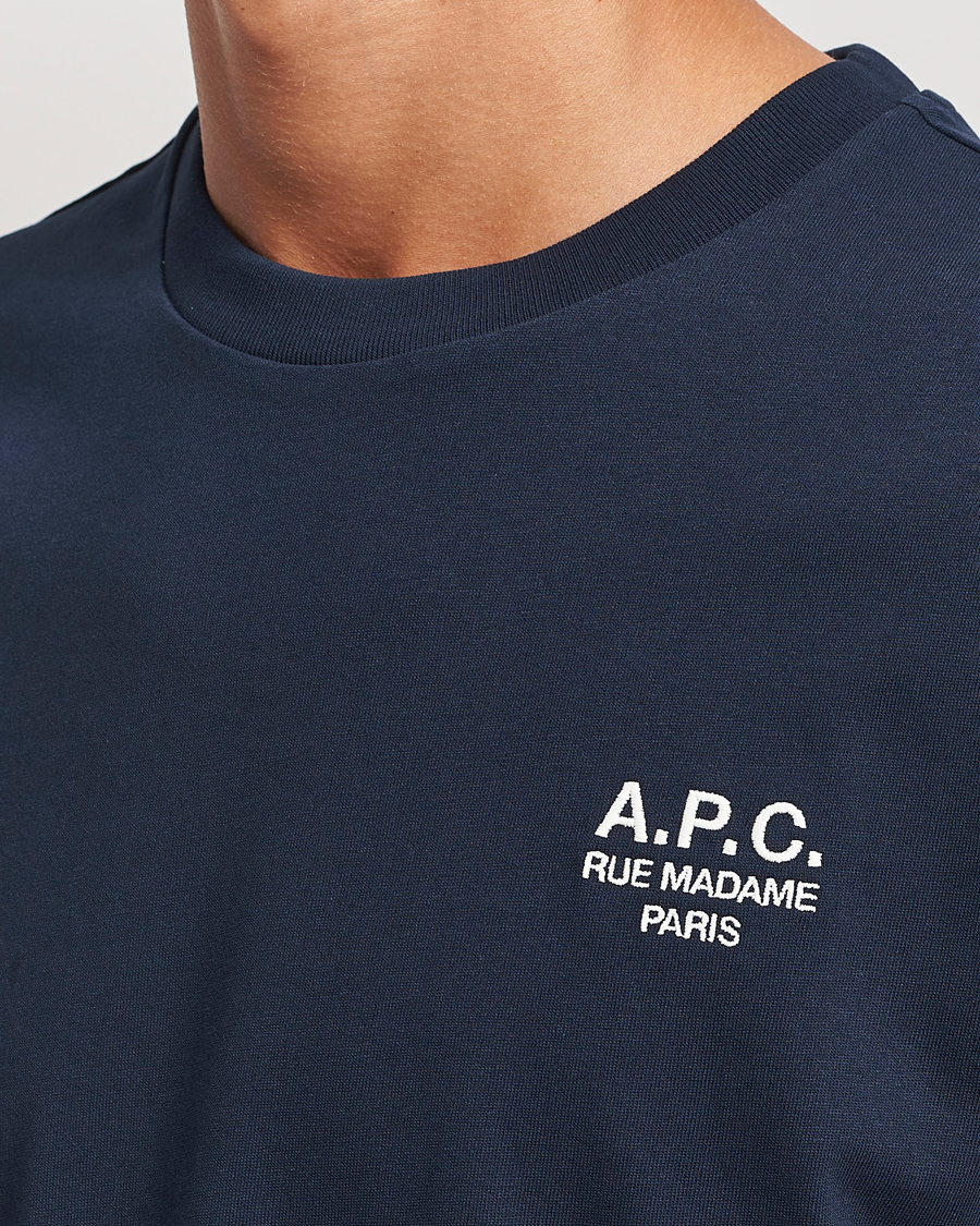 A.P.C. Rue Madame T-Shirt Dark Navy/Ecru