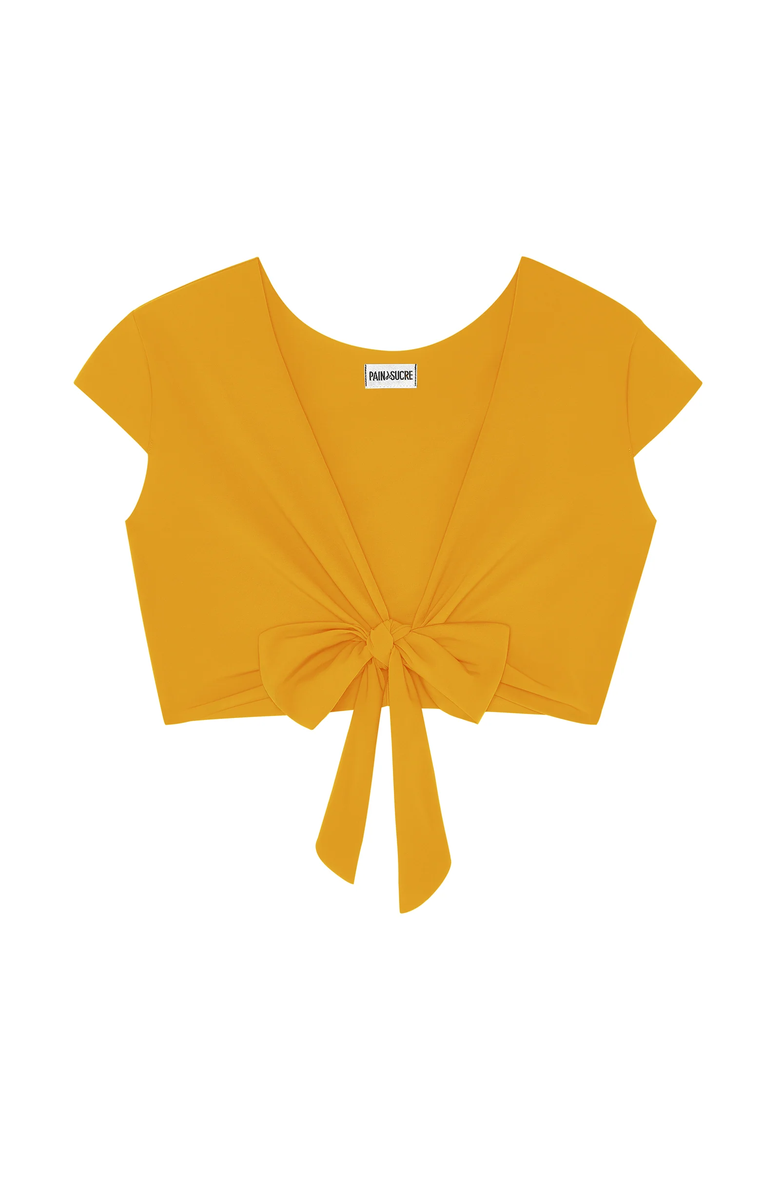 tako Crop-top cache-coeur ocre Ocre