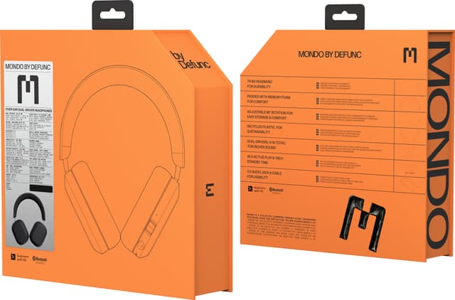 Defund Mondo trådløse around-ear høretelefoner (sort)