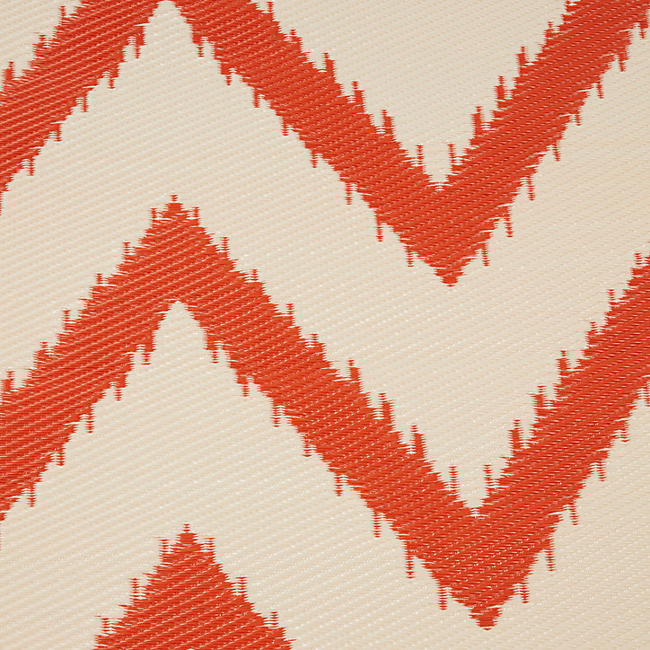 Tapis rural Blooma blanc et mango 160 x 230 cm