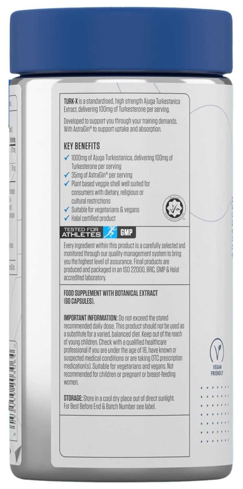 Applied Nutrition Turk-X 60 cápsulas