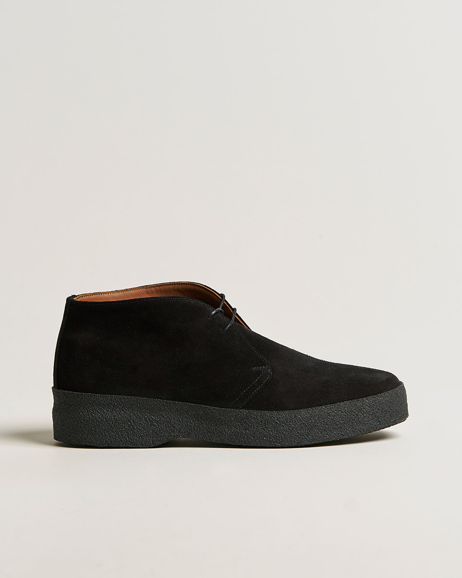Sanders Sam Chukka Boot Black Suede