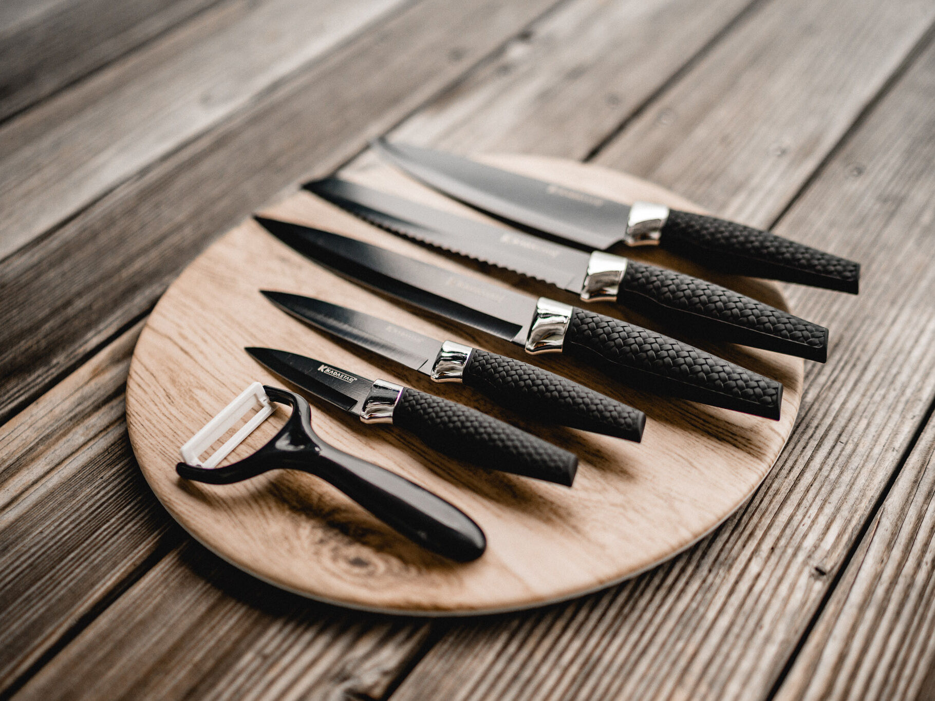 Messer-Set Premium black 6-teilig