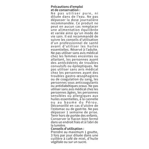 Óleo Essencial de Casca de Canela Orgânica Haloma 5ml