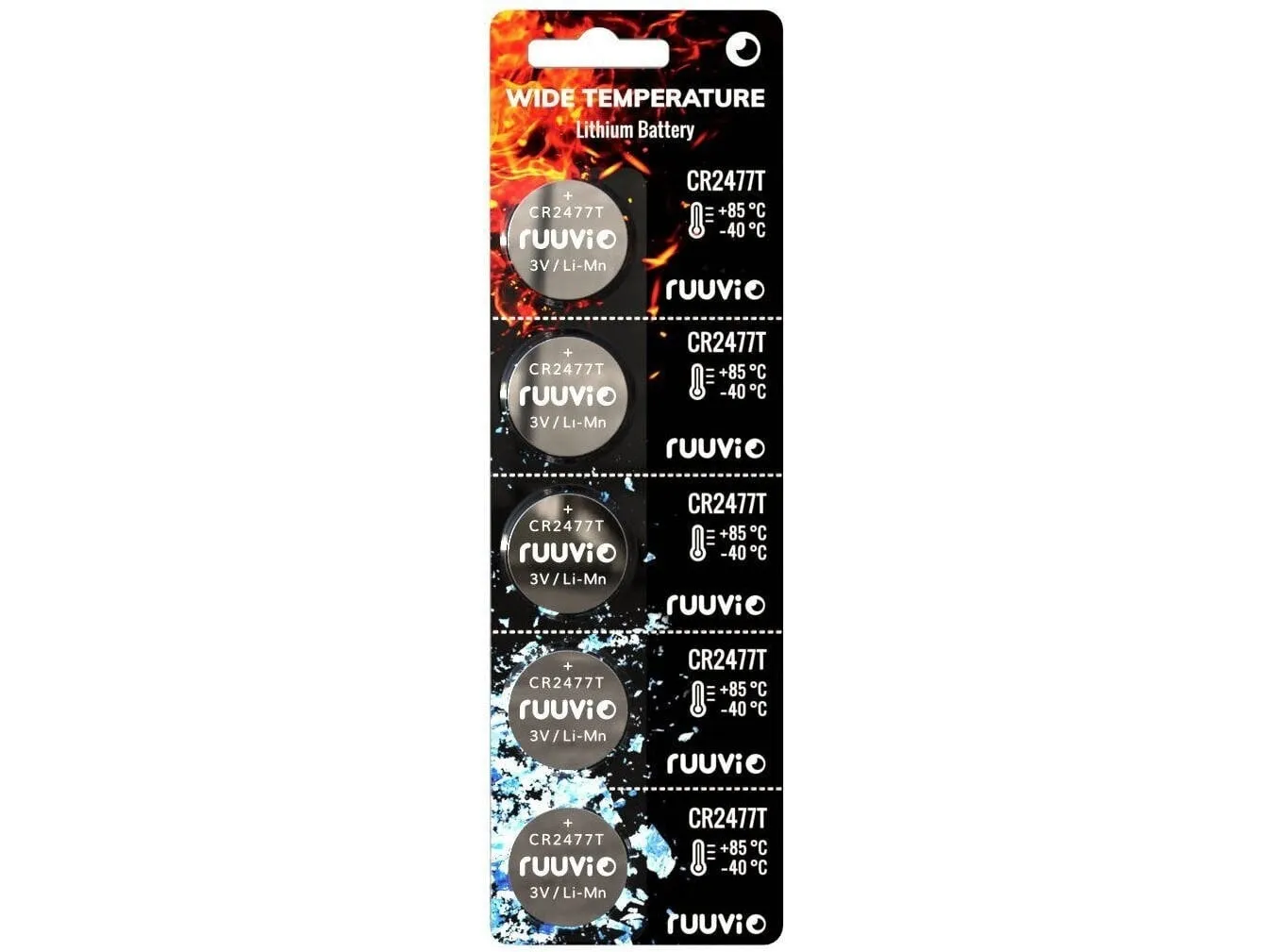 Skrue CR2477T-batteri, 5 stk