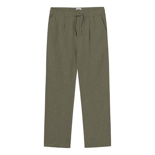 Knowledge Cotton Apparel Loose Bukser, Burned Olive, 3XL
