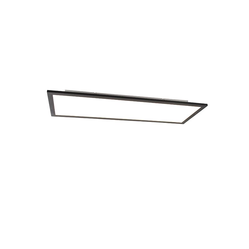 Modern LED paneel zwart 80 cm incl. LED - Liv