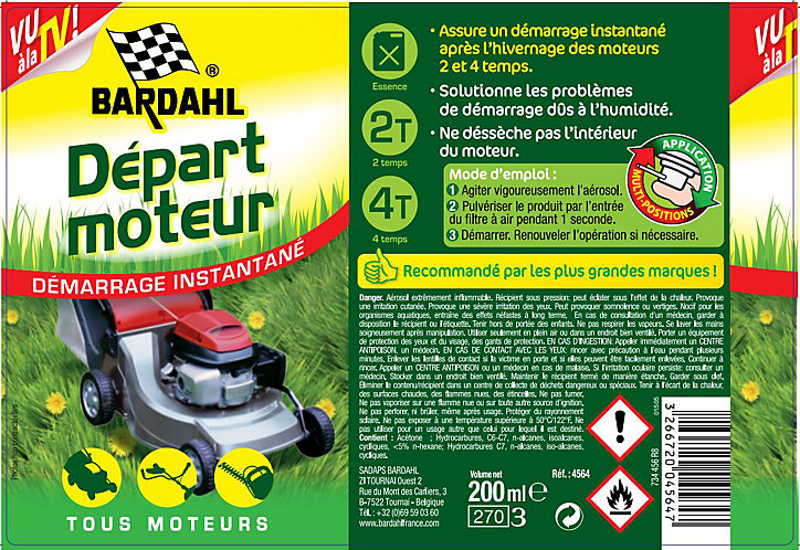 Démarreur instantané Bardhal