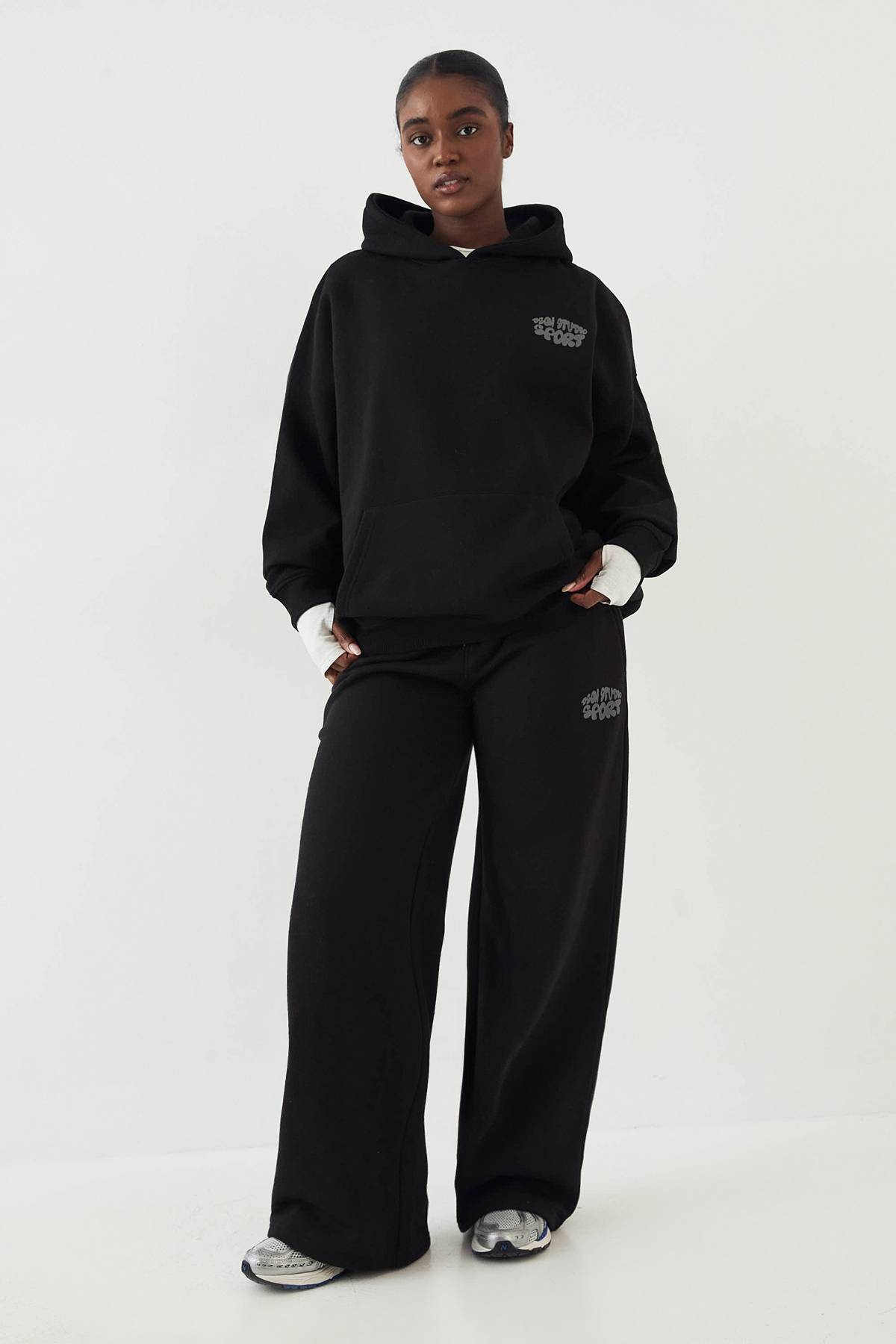 Sweat à Casynthétiqueche Oversize DSGN Studio Sport Bubble