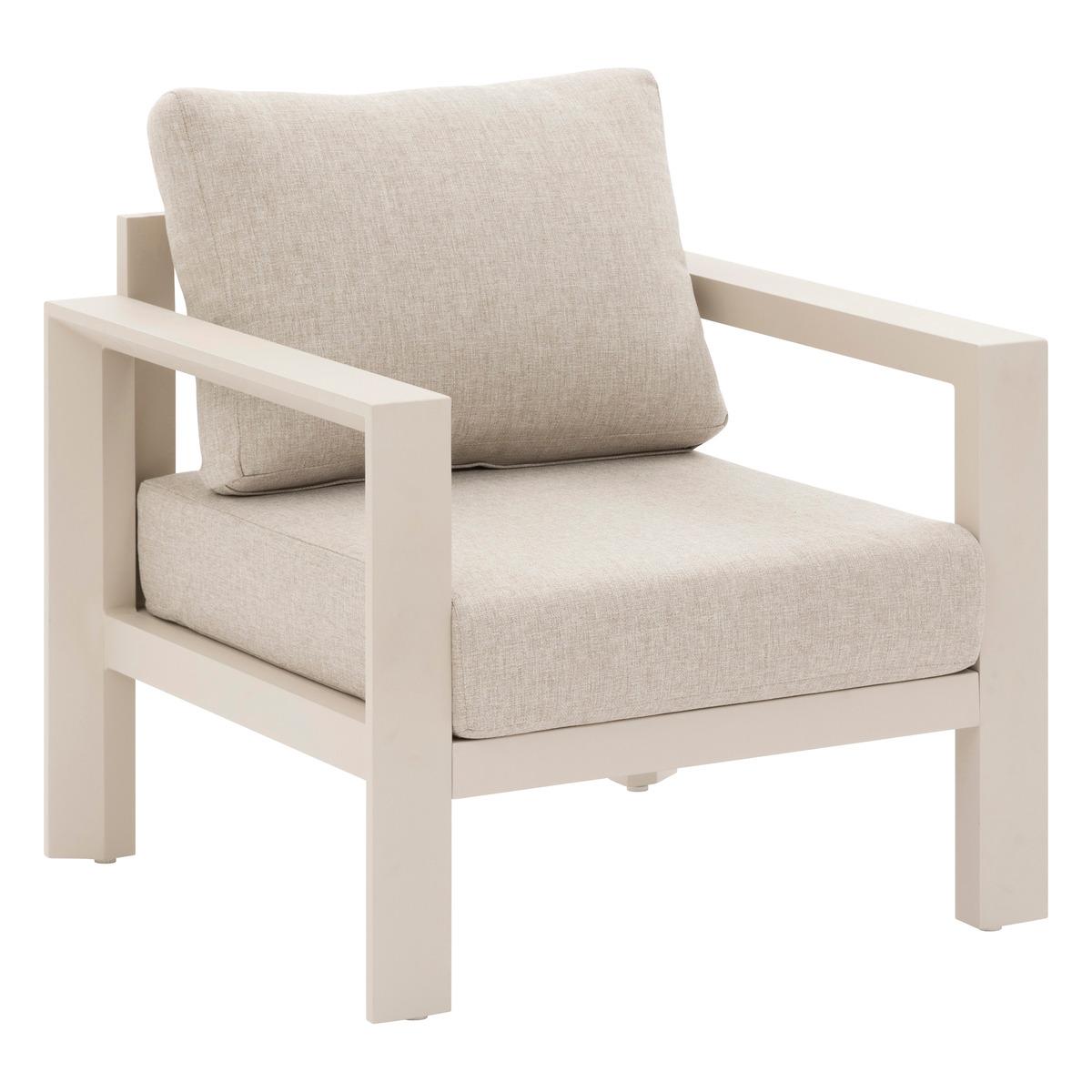 FAUTEUIL EVASION ALUMINIUM ARGILE