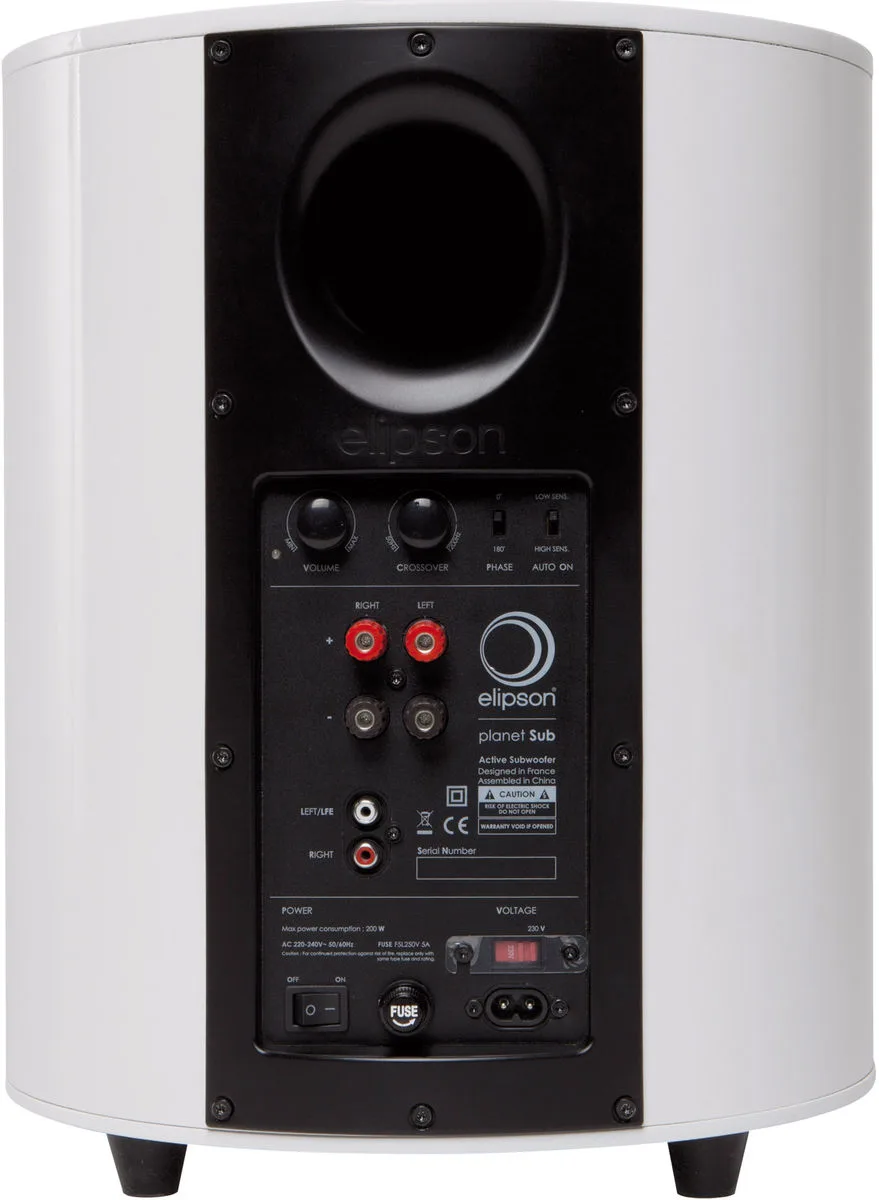 Elipson Planet Sub Noir Caissons de basses