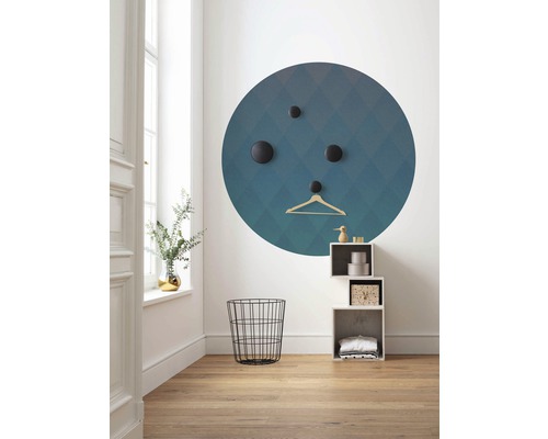Zelfklevend fotobehang D1-005 Dot Lucy met diamanten Ø 125 cm