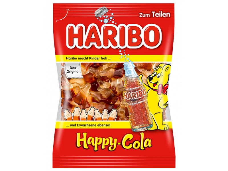 Haribo Gummibonbons Happy Cola 175 g Gummibonbon mit Cola Geschmack