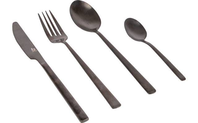 Bo-Camp Industrial Edelstahl Besteckset 16-tlg.