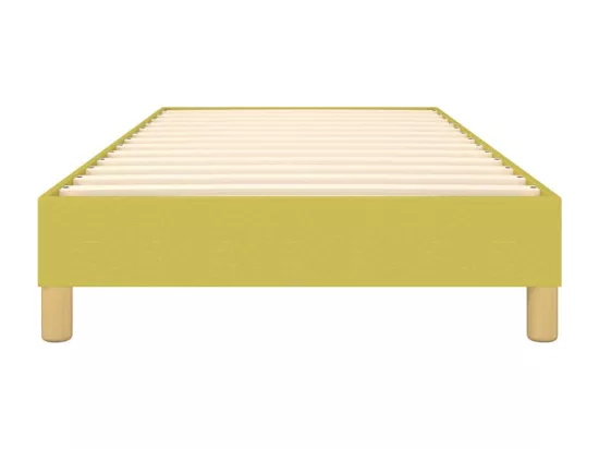 Sommier tapissier Vert 100x200 cm Tissu