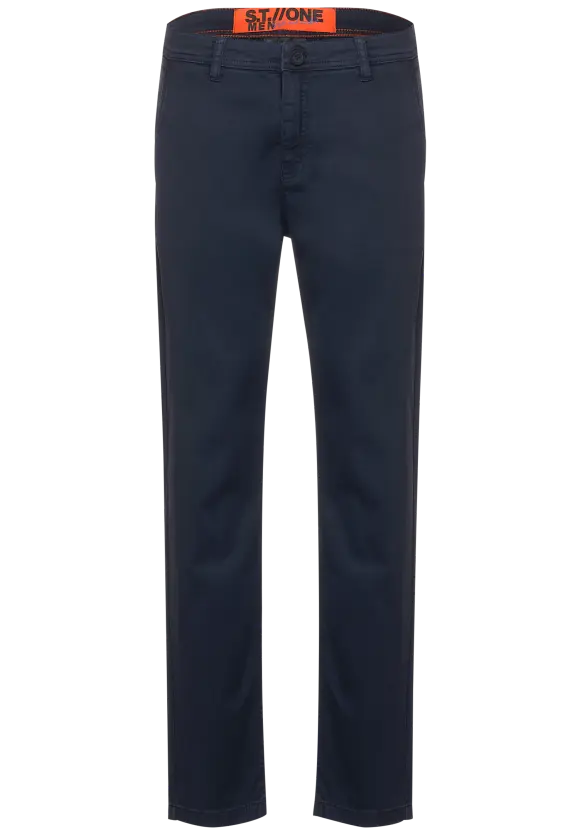 Regular Fit Chinohose - deep navy blue