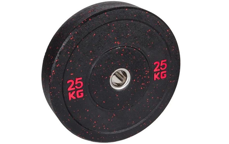 Hantelscheibe HiTemp 25 kg<br>Gummierte Gewichtsscheibe