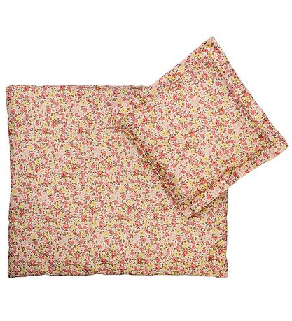 MaMaMeMo Dukkesenget?j - 50 cm - Pastel Flower