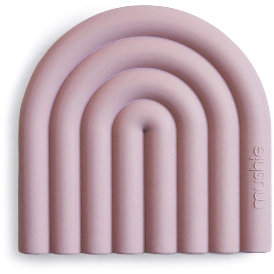 mushie Beißring Regenbogen, Mauve