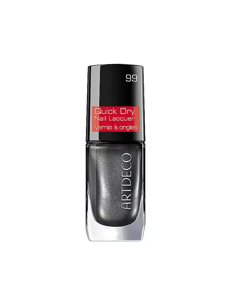 ARTDECO Nagellack - Quick Dry Nail Lacquer (99 Dark Granite) grau