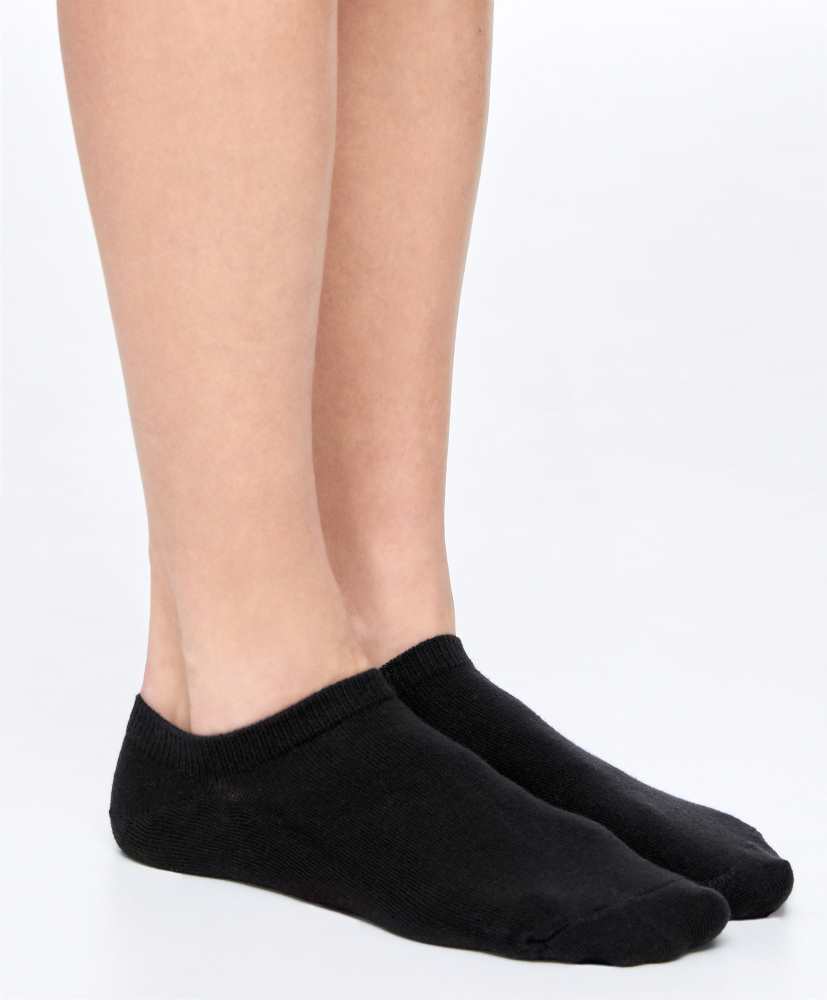 5 pares de meias de algodão para tênis
