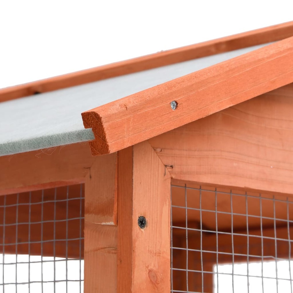 Cage à oiseaux 68x62x166 cm bois de sapin massif