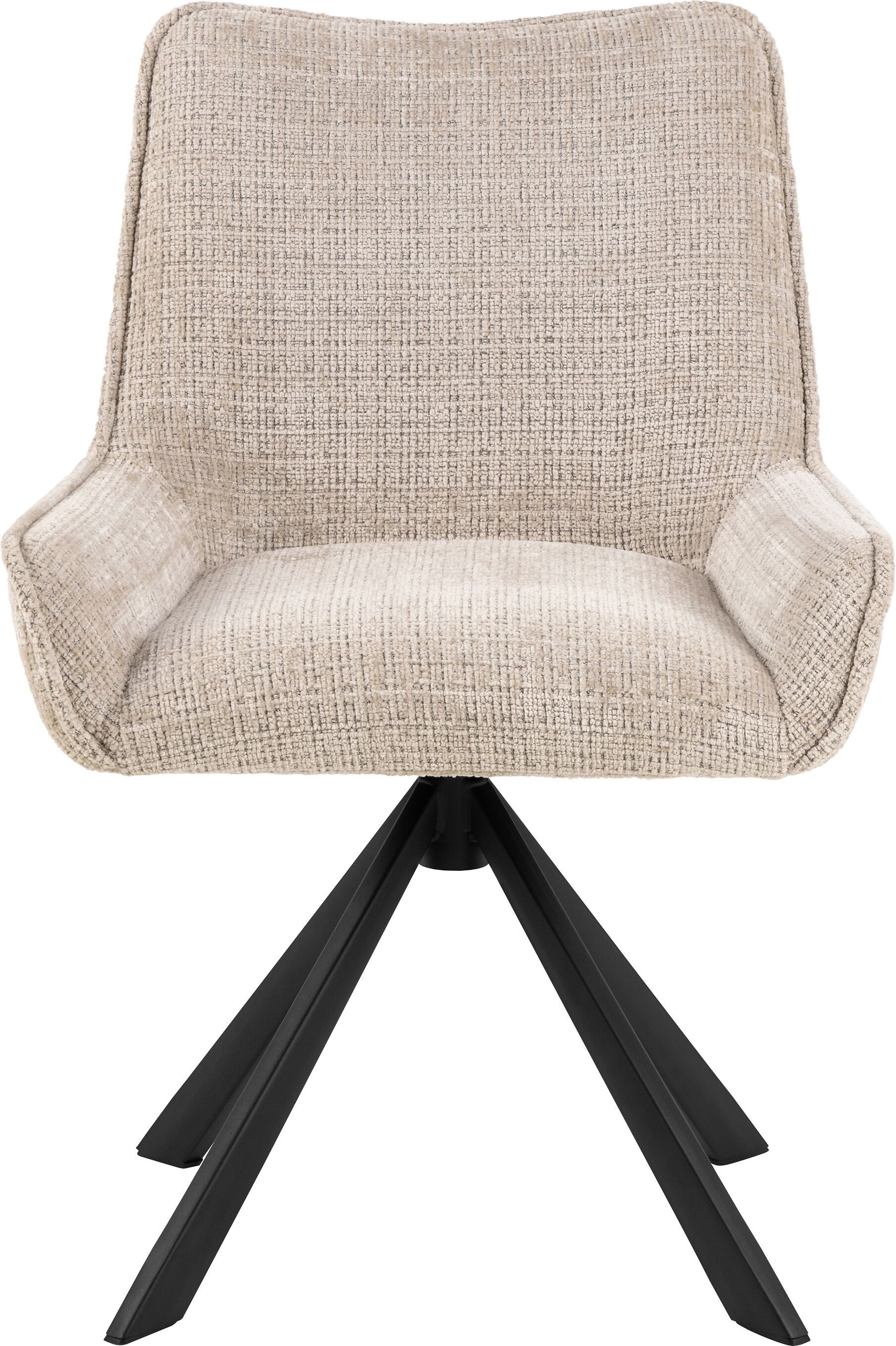 HELLA Stuhl - Beige / B: 59.0 cm x T: 56.0 cm x H: 81.0 cm