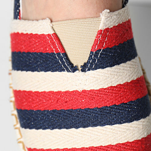 Espadrilles Bleu Marine Rouge Blanc